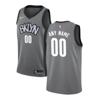 Brooklyn Nets 2019-20 Grey Statement Customizable Jersey