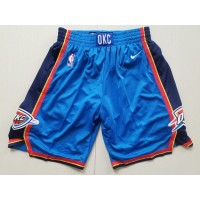 Oklahoma City Thunder Blue Basketball Shorts