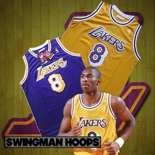 Los Angeles Lakers Blank Youth 8-20 Blue Hardwood Classic Edition Swingman  Jersey