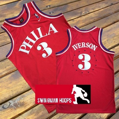 Allen Iverson Philadelphia 76ers 1963 Throwback Jersey
