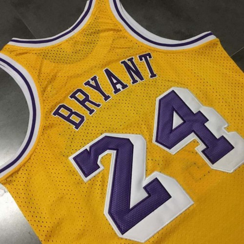 Kobe Bryant 24 AU Jersey Lakers 60th Anniversary Mitchell and Ness