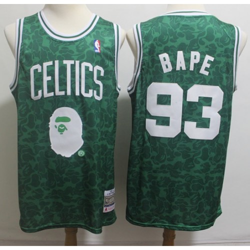 BAPE x Mitchell & Ness Celtics ABC Basketball Swingman Jersey Green Men's -  FW18 - US