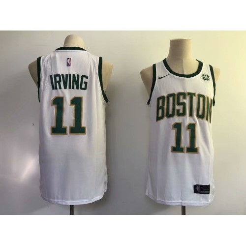 Kyrie Irving - Boston Celtics - Game-Worn City Edition Jersey -  Double-Double - Career High 18 Assists - 2018-19 Season