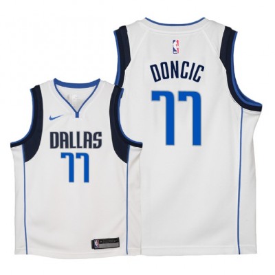 Luka Dončić Dallas Mavericks White Jersey