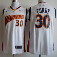 Stephen Curry Golden State Warriors Throwback White "We Believe" Jersey