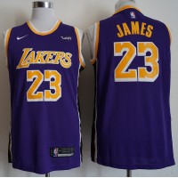 LeBron James Los Angeles Lakers 2019 Statement Purple Jersey