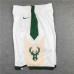 Milwaukee Bucks White Shorts