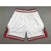 Chicago Bulls White  Shorts