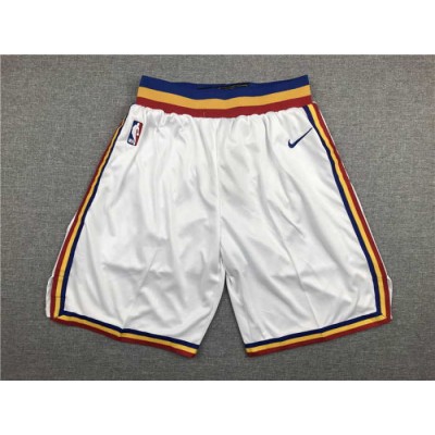 Golden State Warriors "San Francisco" White Shorts