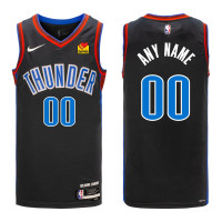 **Oklahoma City Thunder 2022-23 City Edition Customizable Jersey - Any Name Any Number
