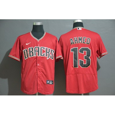 Nick Ahmed Arizona Diamondbacks Red Baseball Jersey