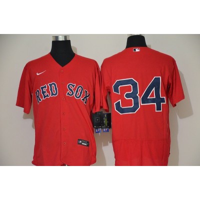 David Ortiz Boston Red Sox Red Baseball Jersey (no name)