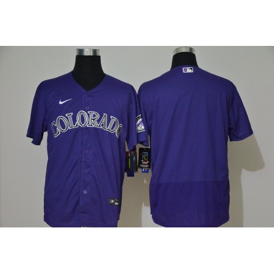 Colorado Rockies Purple Baseball Jersey