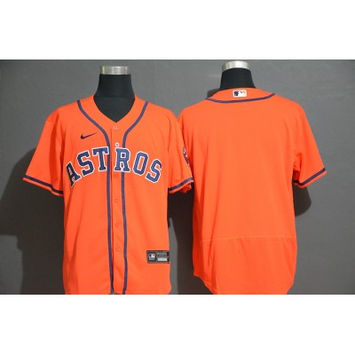 Houston Astros Orange Baseball Jersey