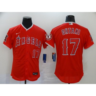 Shohei Ohtani Los Angeles Angels Red Baseball Jersey