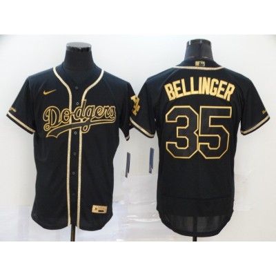 Cody Bellinger Black & Gold Los Angeles Dodgers Baseball Jersey