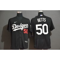 Mookie Betts Los Angeles Dodgers Black Baseball Jersey