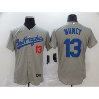 Max Muncy Los Angeles Dodgers Grey Baseball Jersey