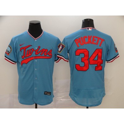 Minnesota Twins Light Blue Baseball Jersey