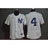 Lou Gehrig New York Yankees White Baseball Jersey (no name)