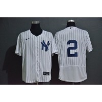 Derek Jeter New York Yankees White Baseball Jersey (no name)