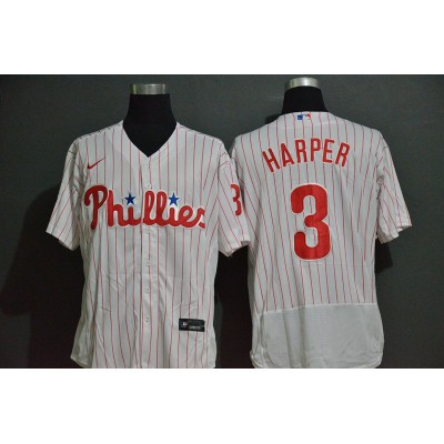 Bryce Harper Philadelphia Phillies White Baseball Jersey