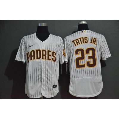 Fernando Tatís Jr. San Diego Padres White Pinstripe Baseball Jersey