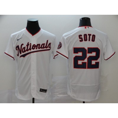 Juan Soto Washington Nationals White Baseball Jersey