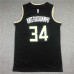 Giannis Antetokounmpo Milwaukee Bucks Black Jersey