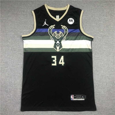Giannis Antetokounmpo Milwaukee Bucks Statement Jersey