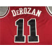 DeMar Derozan Chicago Bulls Red Jersey with 75 Anniversary Logos