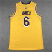 LeBron James Los Angeles Lakers 2021-22 Yellow Jersey