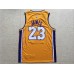 LeBron James Los Angeles Lakers 2017-18 Yellow Jersey