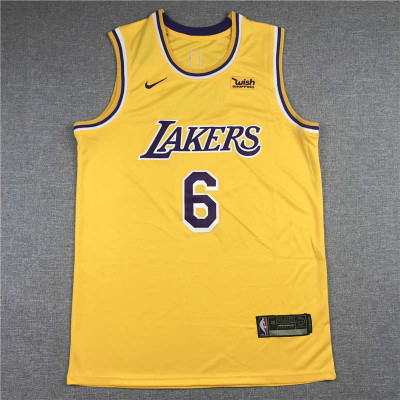 LeBron James Los Angeles Lakers 2021-22 Yellow Jersey