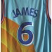 LeBron James Space Jam 2 Tune Squad Light Blue and Orange Jersey