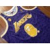 BAPE X Mitchell & Ness Special Edition Los Angeles Lakers Purple Jersey - Super AAA Version