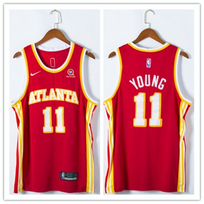 Trae Young 2020-21 Atlanta Hawks Red Jersey