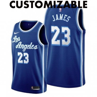 Los Angeles Lakers Classic Edition Blue Customizable Jersey Los Angeles Lakers Classic Edition Blue Customizable Jersey