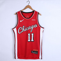 DeMar DeRozan Chicago Bulls 2021-22 City Edition Jersey with 75th Anniversary Logos