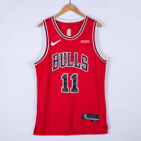 DeMar Derozan Chicago Bulls Red Jersey with 75 Anniversary Logos