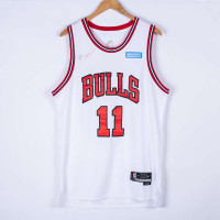 *DeMar Derozan Chicago Bulls White Jersey with 75 Anniversary Logos