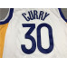 Stephen Curry Golden State Warriors 2021-22 White Jersey with 75th Anniversary Logos