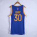 Stephen Curry Golden State Warriors 2021-22 Blue Jersey with 75th Anniversary Logos