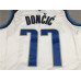 Luka Dončić Dallas Mavericks 2021-22 White Jersey with 75th Anniversary Logos Luka Dončić Dallas Mavericks 2021-22 White Jersey with 75th Anniversary Logos