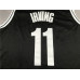 Kyrie Irving Brooklyn Nets 2021-22 Black Jersey with 75th Anniversary Logos