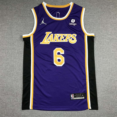 LeBron James Los Angeles Lakers 2021-22 Statement Jersey with 75th Anniversary Logos