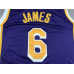 LeBron James Los Angeles Lakers Purple Statement  Jersey 2021-22 Updated Sponsor Logo