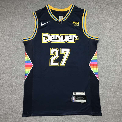 Jamal Murray Denver Nuggets 2021-22 City Edition Jersey with 75th Anniversary Logos