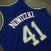 Dirk Nowitzki Mitchell & Ness Dallas Mavericks 1998-99 Rookie Season Blue Jersey - Super AAA