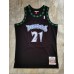 Kevin Garnett Mitchell & Ness Minnesota Timberwolves 1997-98 Rookie Season Black Jersey - Super AAA